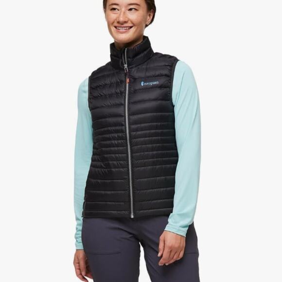 Cotopaxi Black Fuego Down Vest Women's Size XL - Picture 1 of 14